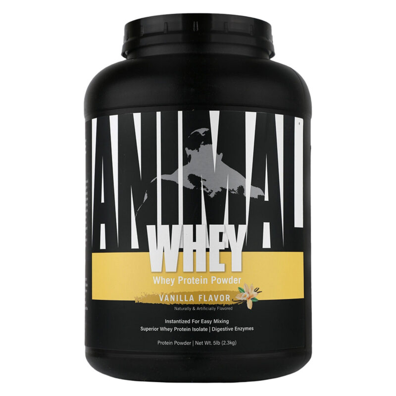 پودر پروتئین انیمال وی باطعم وانیل یونیورسال - 2300 گرم
