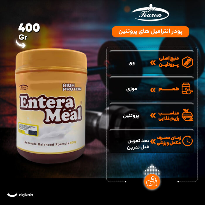 پودر انترامیل های پروتئین کارن - 400 گرم